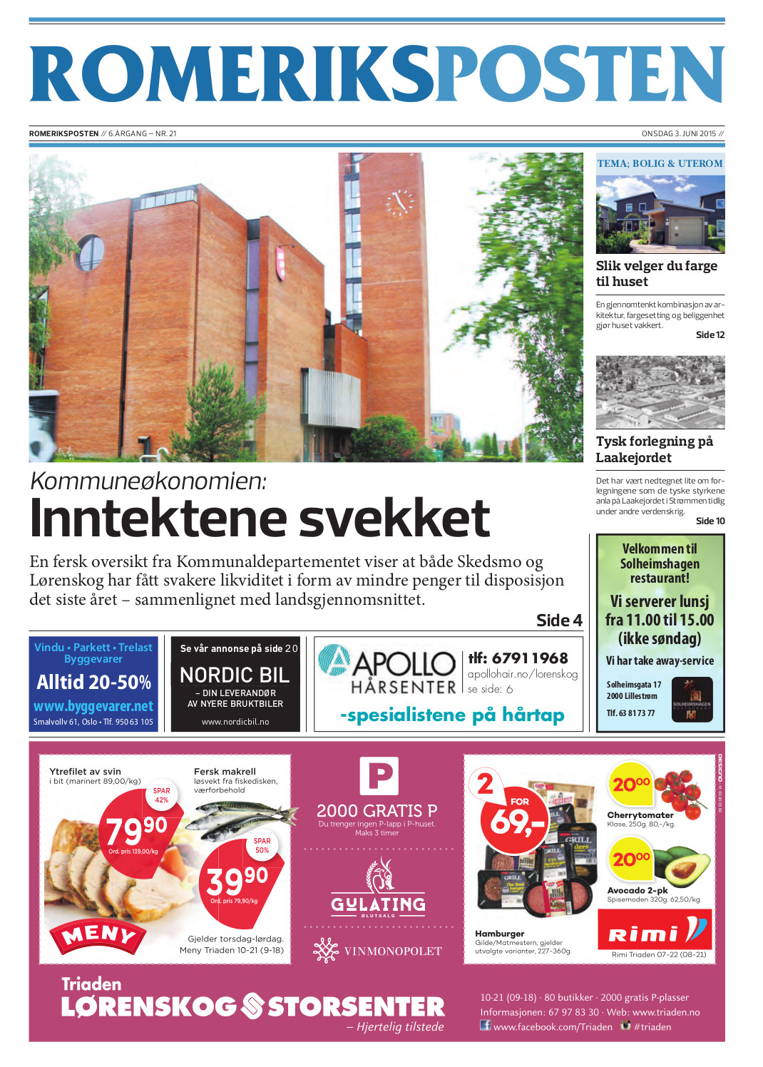 Romeriksposten-uke23-forside